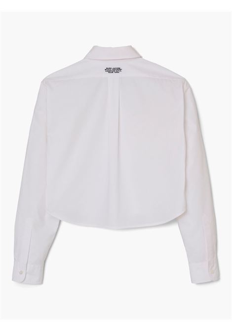 White cropped logo-embroidered shirt Marc Jacobs - women MARC JACOBS | 2S5RTP066W06100